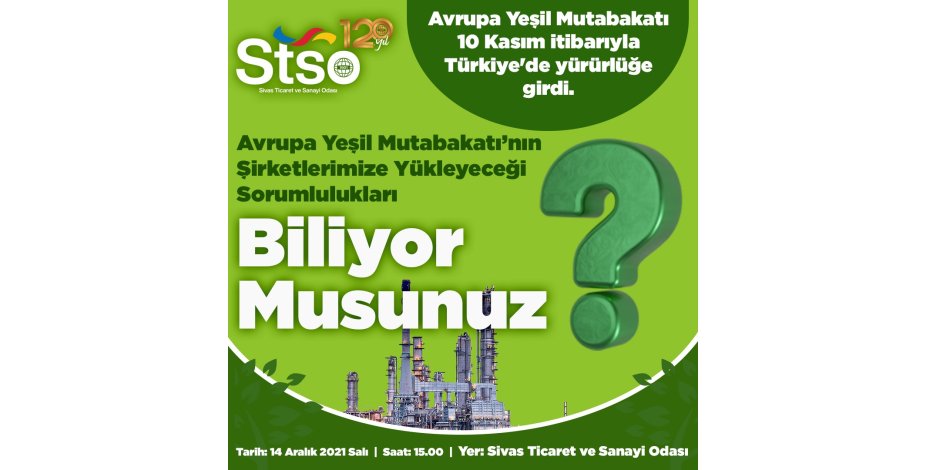 Avrupa Yeşil Mutabakatı`nın Şirketlerimize Yükleyeceği Sorumluluklar 
