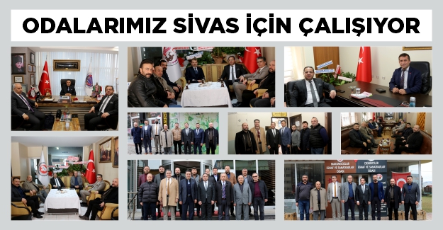 Başkanımız Eken: Esnaf Odası Başkanlarını Ziyaret Etti