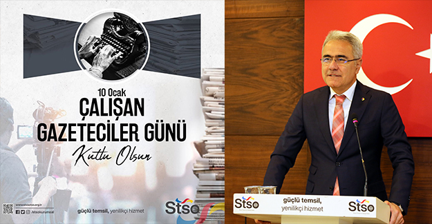 Başkanımız Zeki Özdemir, 10 Ocak Çalışan Gazeteciler Günü dolayısıyla bir mesaj yayımladı. 