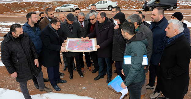 Başkanlar Kurulu`ndan Demirağ OSB ve Lojistik Köy Ziyareti