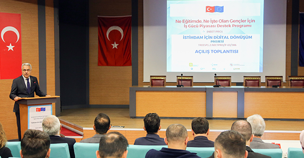 İstihdam İçin Dijital Dönüşüm Projesinin Tanıtım ve Açılış Programı Gerçekleştirildi