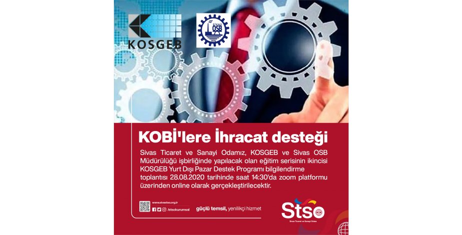 KOSGEB Yurt Dışı Pazar Destek Programı