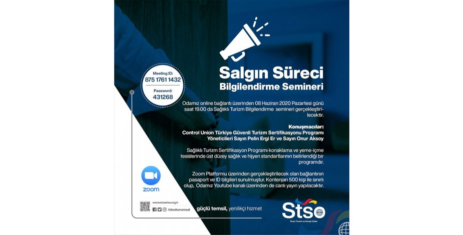 Salgın Sürecinde Sağlıklı Turizm Bilgilendirme Webinarı 