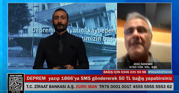 “Sivas Tek Yürek” Kampanyası ile Depremden etkilenen Vatandaşlarımıza Destek Sağlanacak
