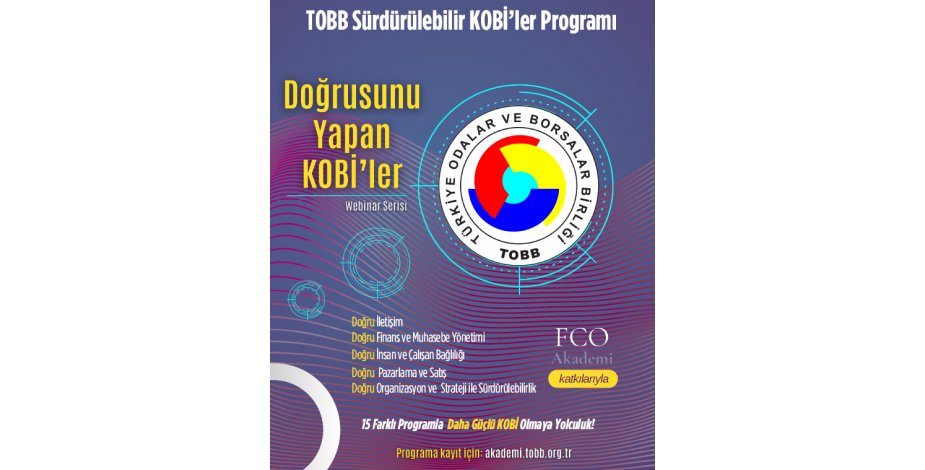 TOBB Sürdürülebilir KOBİ’ler Programı