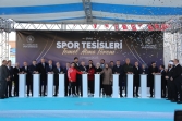 Gençlik Spor İl Müdürlüğü hizmet binası, çok amaçlı salonlar (ferdi sporlar merkezi) ve kapalı tenis kortlarının temeli düzenlenen törenle atıldı.