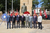 4 Eylül Sivas Kongresi'nin 106. yıl dönümü kutlama etkinlikleri münasebetiyle Atatürk anıtına çelenk sunma töreni düzenlendi.