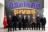 Başkanımız Zeki Özdemir, TBMM AK Parti Grup Başkanı Abdullah Güler ile birlikte 1. Organize Sanayi Bölgesi’nde faaliyet gösteren ASELSAN Sivas’ı ziyaret etti.