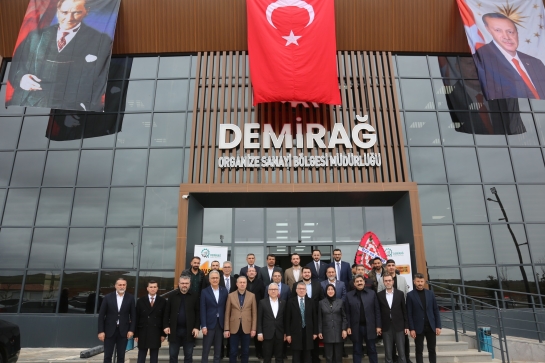 Demirağ OSB’de İdari Bina ile İtfaiye ve 112 Acil Hizmetler Binası Açıldı