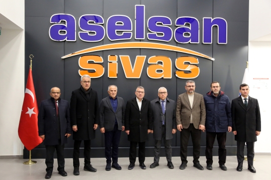 Başkanımız Zeki Özdemir, TBMM AK Parti Grup Başkanı Abdullah Güler ile birlikte 1. Organize Sanayi Bölgesi’nde faaliyet gösteren ASELSAN Sivas’ı ziyaret etti.