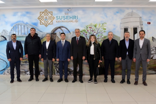 STSO Heyetinden Suşehri Kaymakamlığı ve Belediyesine Ziyaret