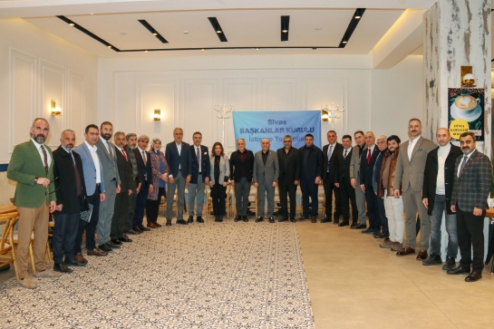 STSO öncülüğünde, Sivas Başkanlar Kurulu İstişare Toplantısı Düzenlendi.