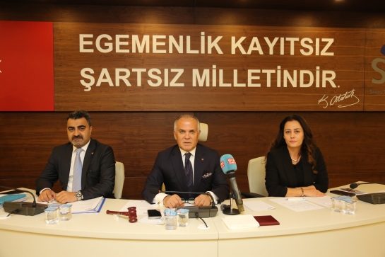 STSO Ekim Ayı Olağan Meclis Toplantısı, Meclis Başkanı Osman Yıldırım başkanlığında; Yönetim Kurulu Başkanı Zeki Özdemir, Yönetim Kurulu Üyeleri ve Meclis Üyelerinin katılımıyla gerçekleştirildi.